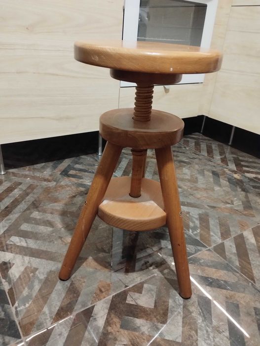 2szt taborety stołki regulowane drewno