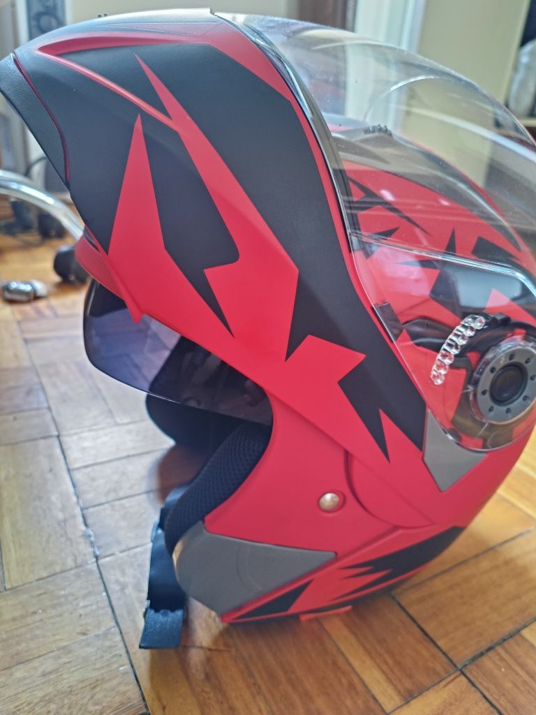 Capacete Jiekai Vermelho (L)