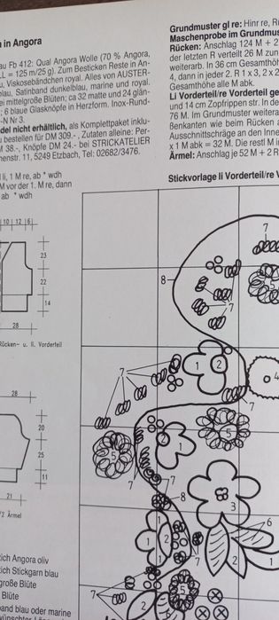 Wzory swetrów Diana 11 / 1990