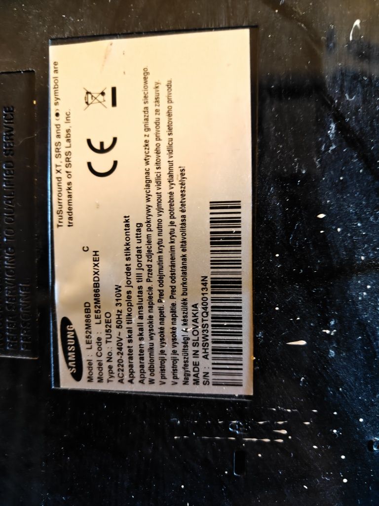 Lcd SAMSUNG 52 cale