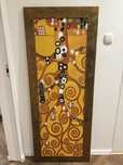 Obraz Gustav Klimt Drzewo życia 68x168cm recznie malowany reprodukcja