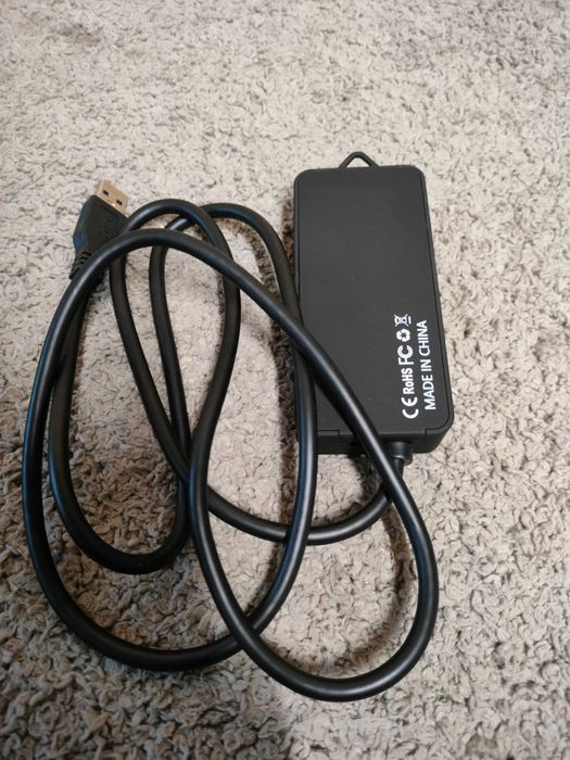 Vemont zasilacz USB, 4 porty USB 3.0 HUB