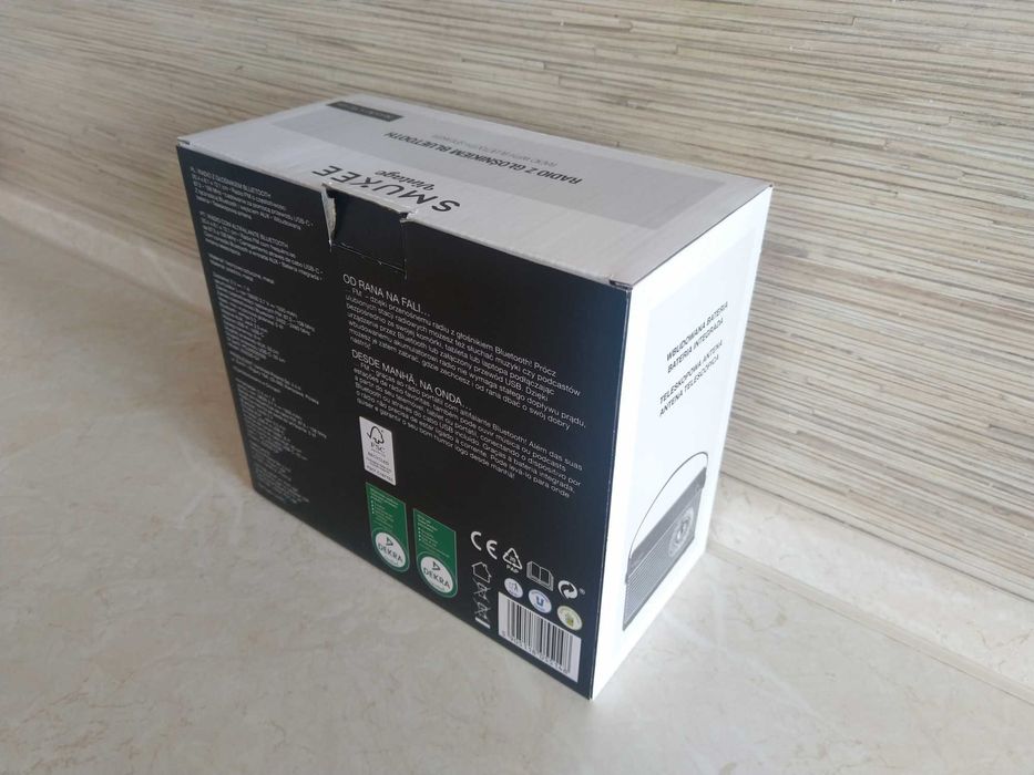 NAJTANIEJ Radio z Głośnikiem BT usb Wbudowana Bateria Vintage Wysyłka
