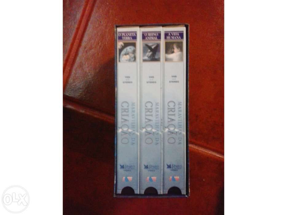 Colecções antigas de cassetes de vídeo VHS