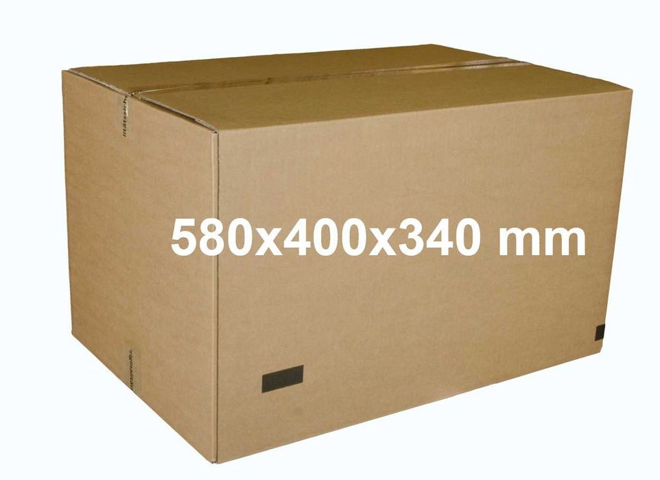 Karton 580x400x340 mm 5 warstw fala EB gramatura ok 700 g/m2 kartony