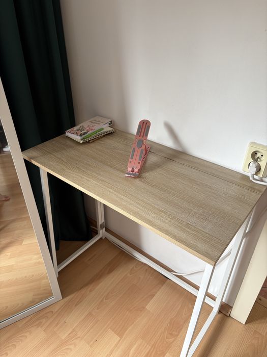 Składany aluminiowy stojak na laptop/tablet – różowy