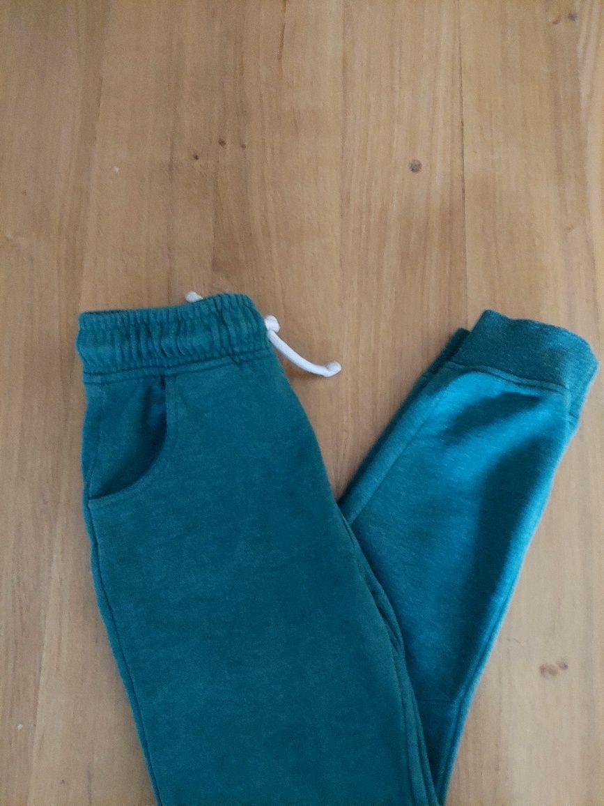 M & s zgrabne spodnie joggers cotton komfort r 128/7-8 l
