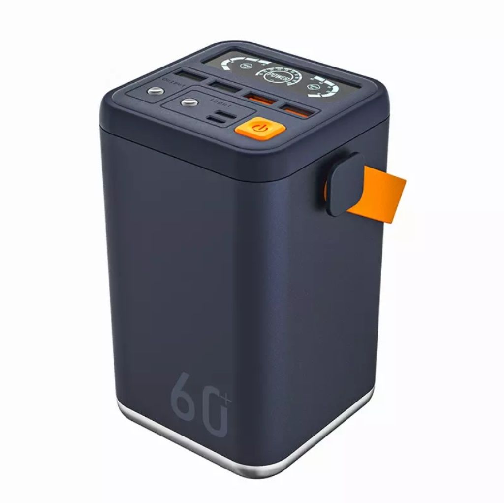 Павербанк O2 Project 65W 60000mAh для ноутбука, макбука, wifi роутера.