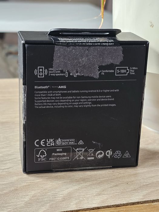 Słuchawki bezprzewodowe Samsung Galaxy Buds2 Pro otwarte opakowanie