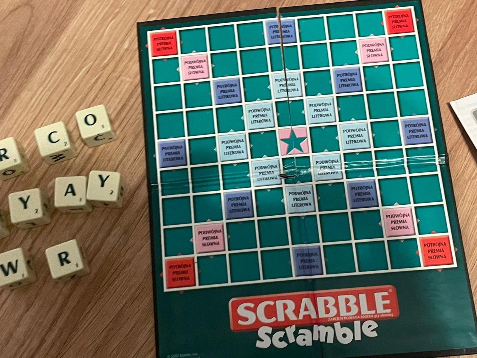Scrabble, scramble wersja Polska