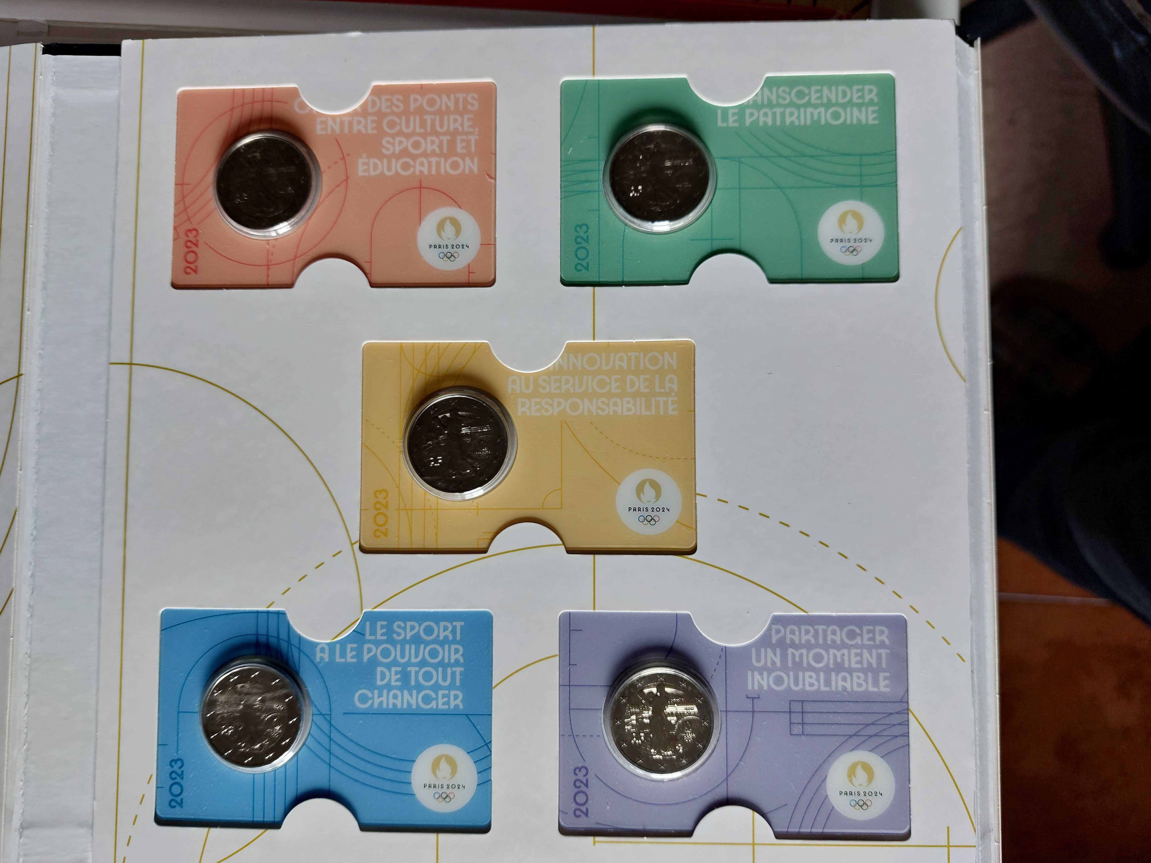 Moedas coincard França 2 Euros 2024 - Novidade