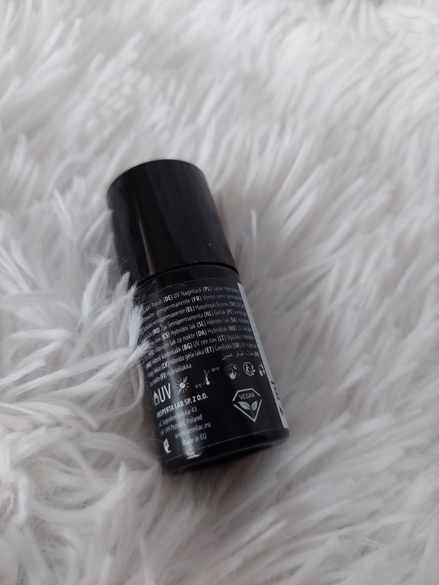 Lakier hybrydowy semilac 347 pretty red glitter