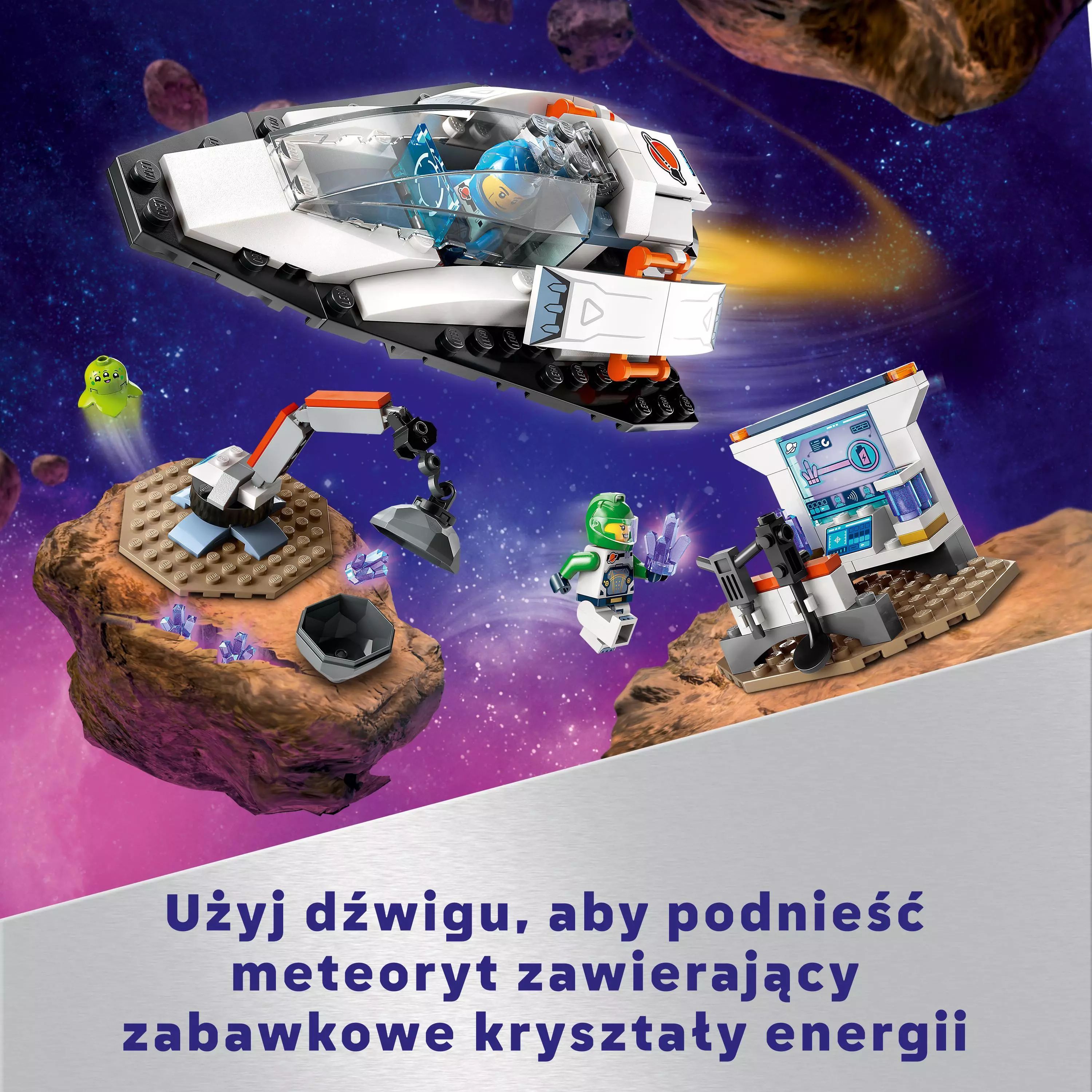 LEGO City Statek kosmiczny i odkrywanie asteroidy 60429