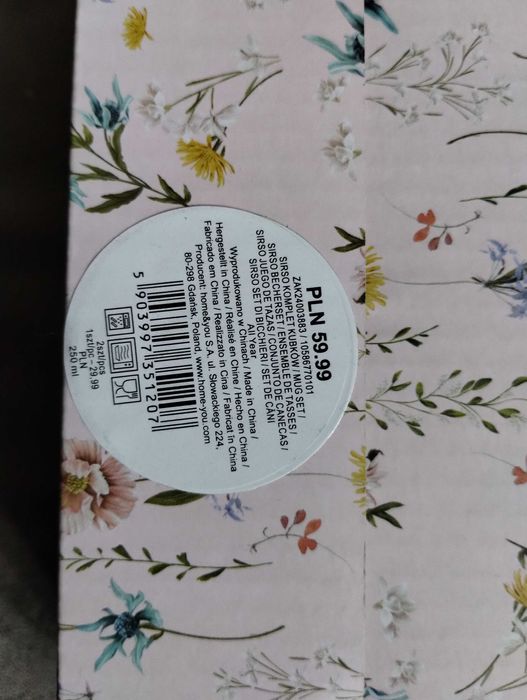 Kubeczki porcelanowe 250ml Home&You