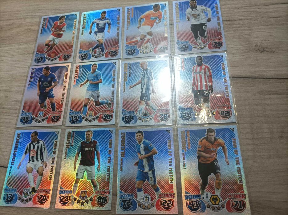 Topps English Premier League 2011 Match Attax Extra Rzadkie Specjalne