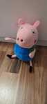 Maskotka swinka  peppa z przyssawka