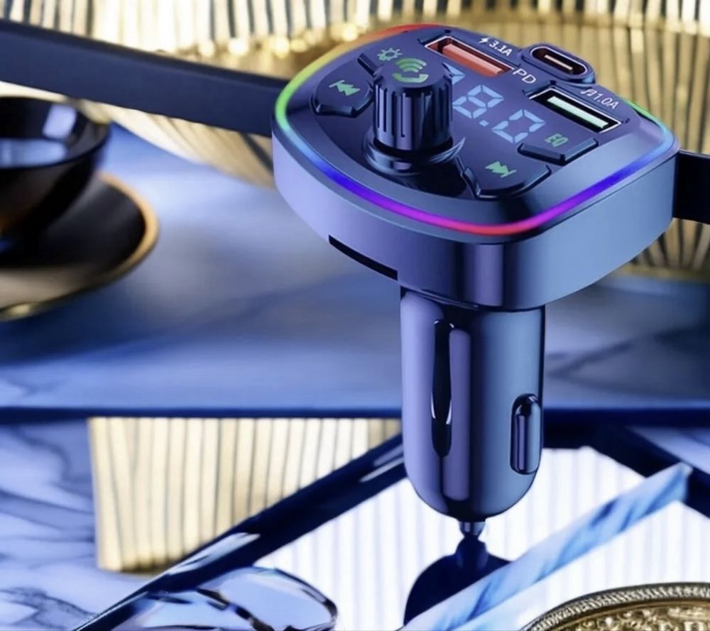TRANSMITER samochodowy do auta BLUETOOTH 5.0 Q7