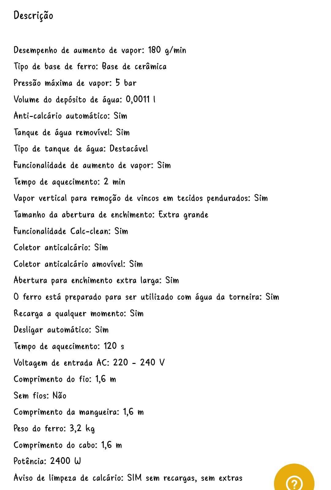Ferro de engomar Philips