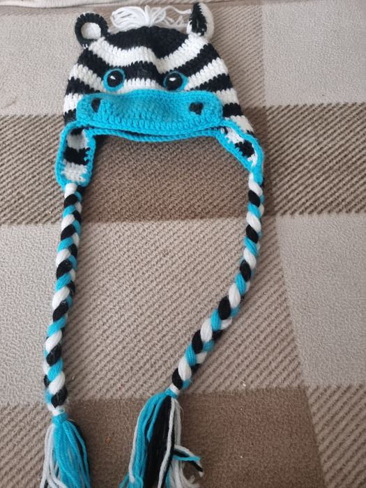 Czapeczka krowka dla maluszka