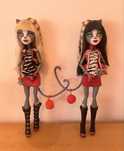 Monster High lalki Werecat Twins Meowlody i Purrsephone
