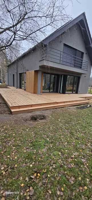 Tarasy, pergole, projekty indywidualne, schody wew i zewnętrzne, wiaty