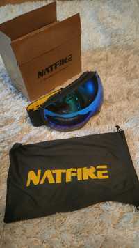 Google narciarskie snowboardowe NATFIRE nowe Anti-fog UV400