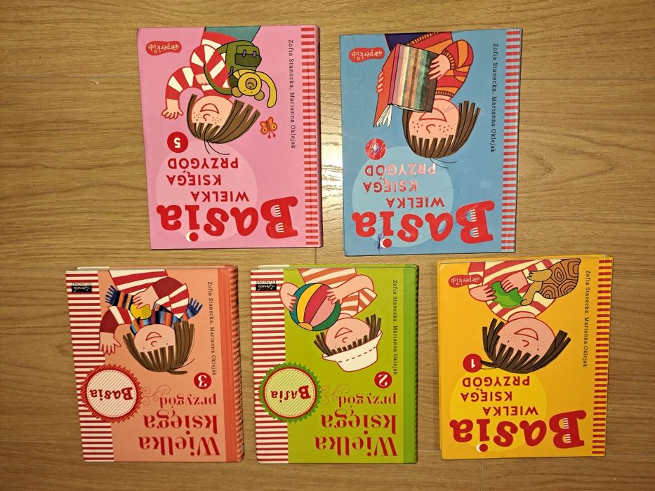 Książki dla przedszkolaka - Basia, ulica Czereśniowa, Disney - stan bd