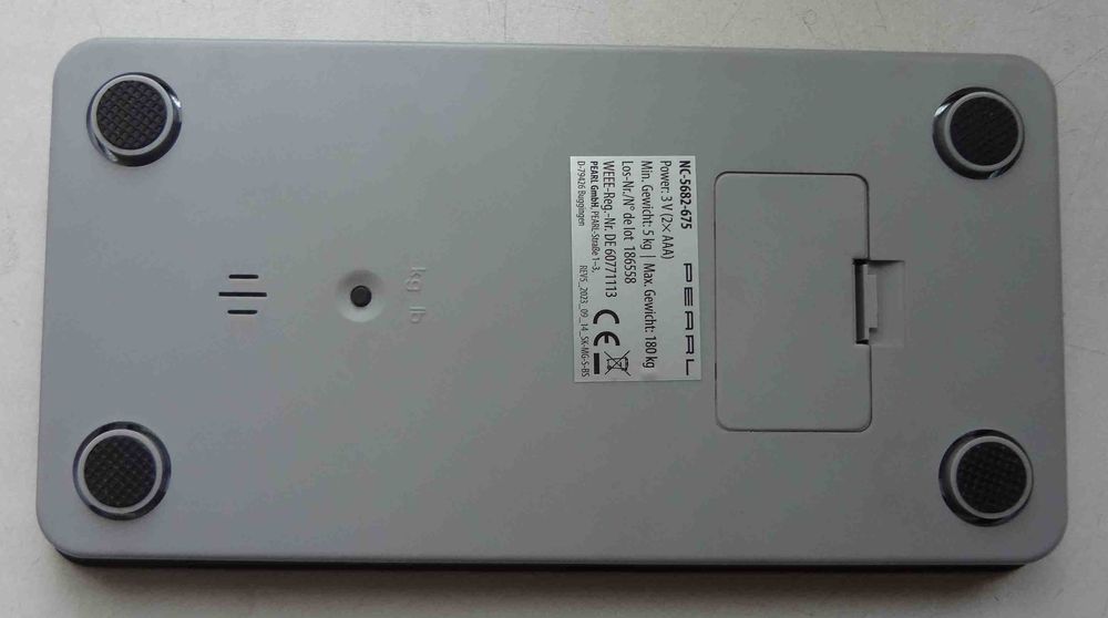 Цифровые дорожные весы PEARL NC-5682-913 до 180 кг