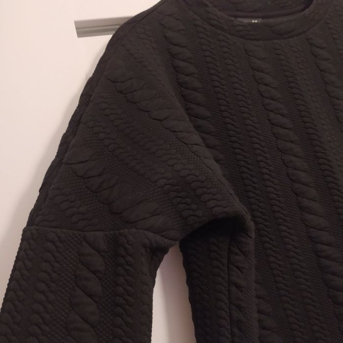 NU DENMARK czarna bluza jak nowa, 100% bawełna