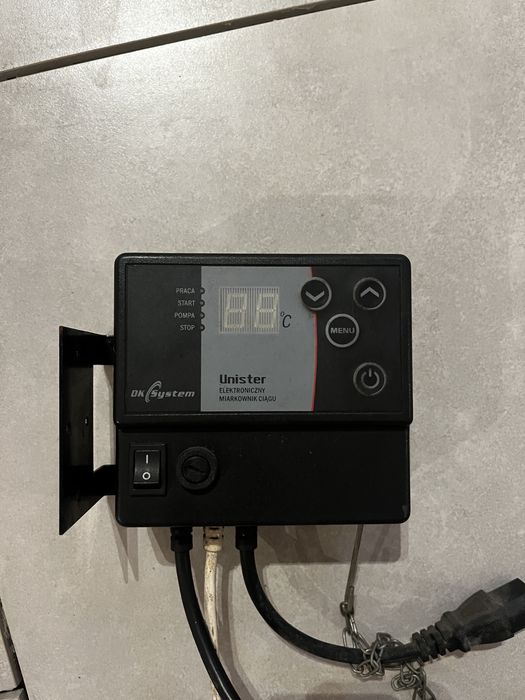 Unister dk system elektroniczny miarkownik ciagu kotła zdalny