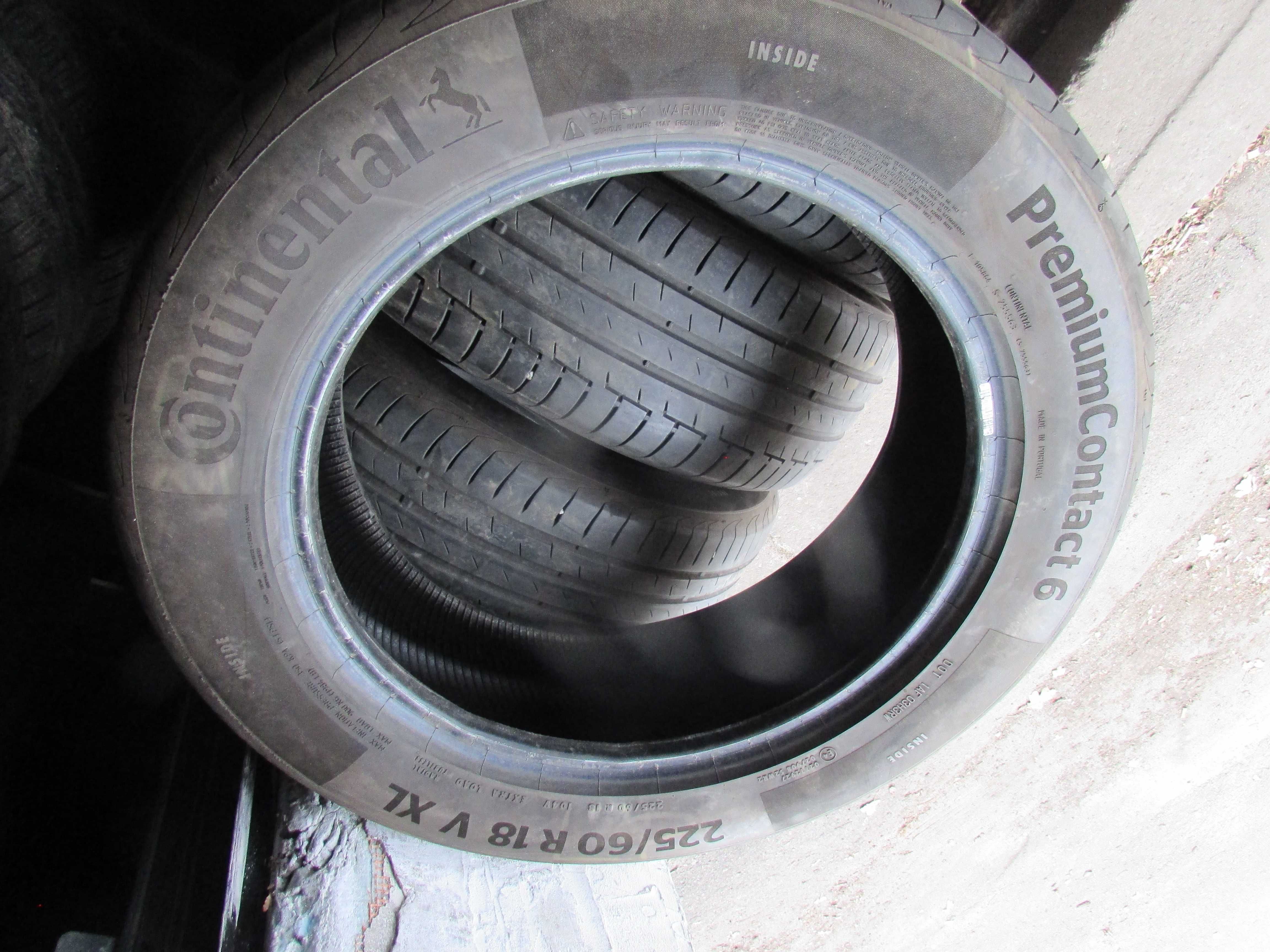 Комплект літньої гуми 225/60/R18 Continental PremiumContact 6
