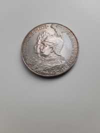 Серебряная  монета  5  марок  1901  года  ,  Пруссия  , Германия