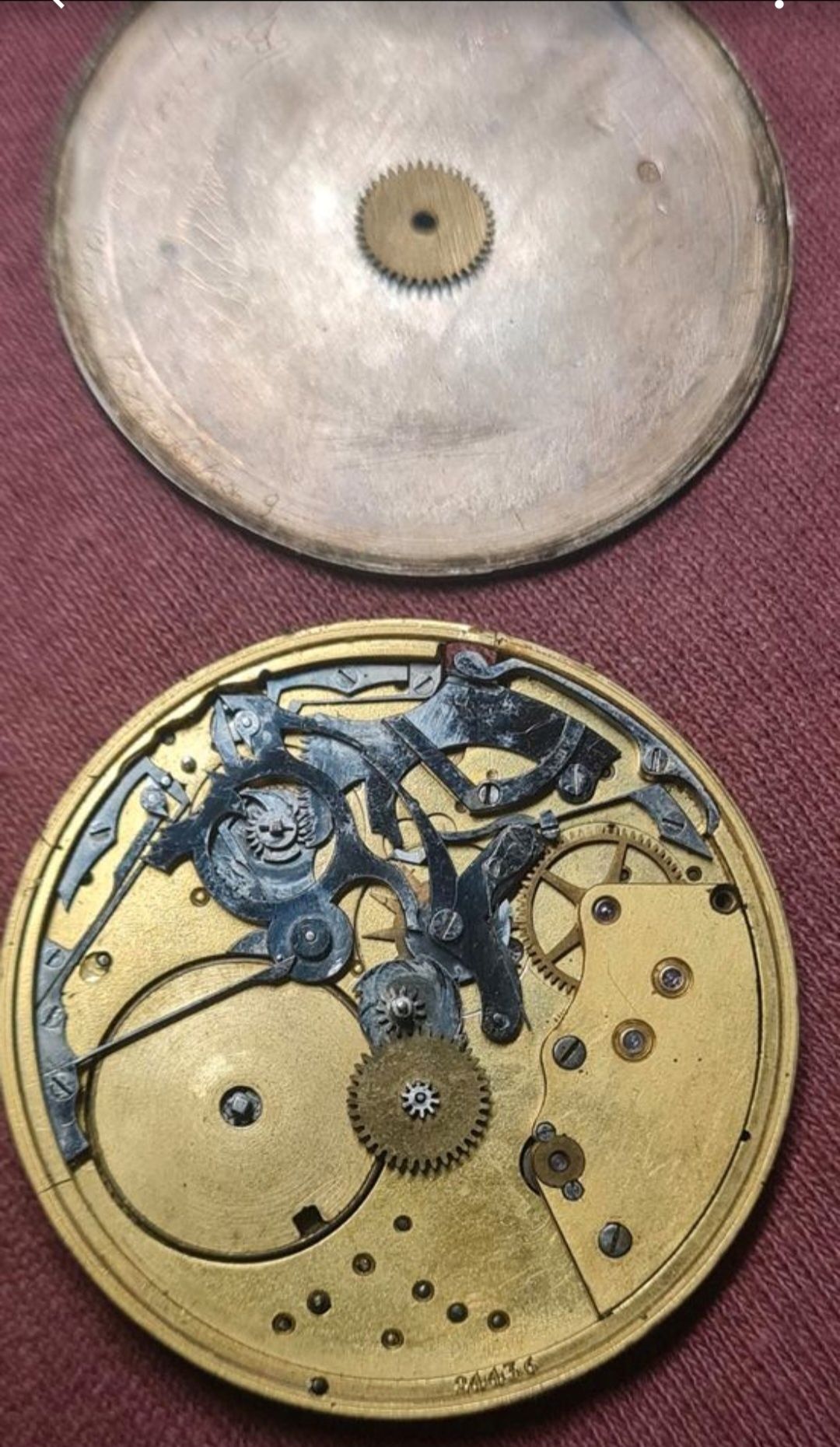 Repetier Czapek ?  mechanizm zegarka kieszonkowego repetiera kwadrans