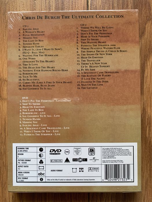 Chris de Burgh - 3 CD + DVD - Novo e Selado