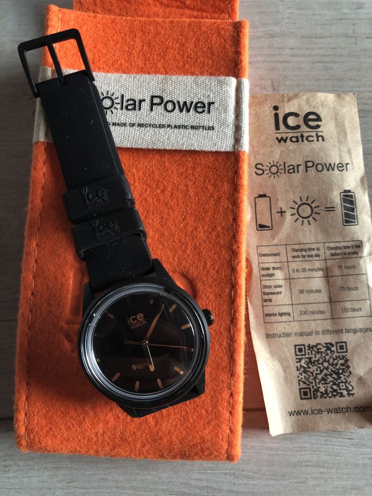 Zegarek Ice Solar Power Unisex czarny