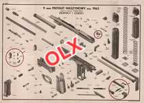 Plansza Pistolet Maszynowy 9mm wz. 1963