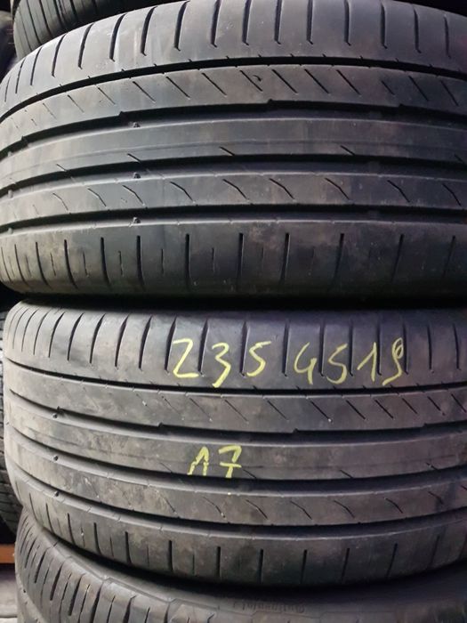 Opony Letnie-Run-Flat-R19 235/45-6.5mm-Montaż-Continental