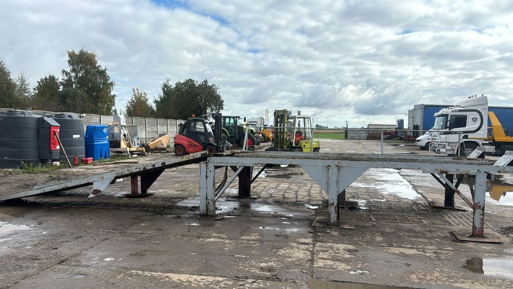 Rampa warsztatowa najazd