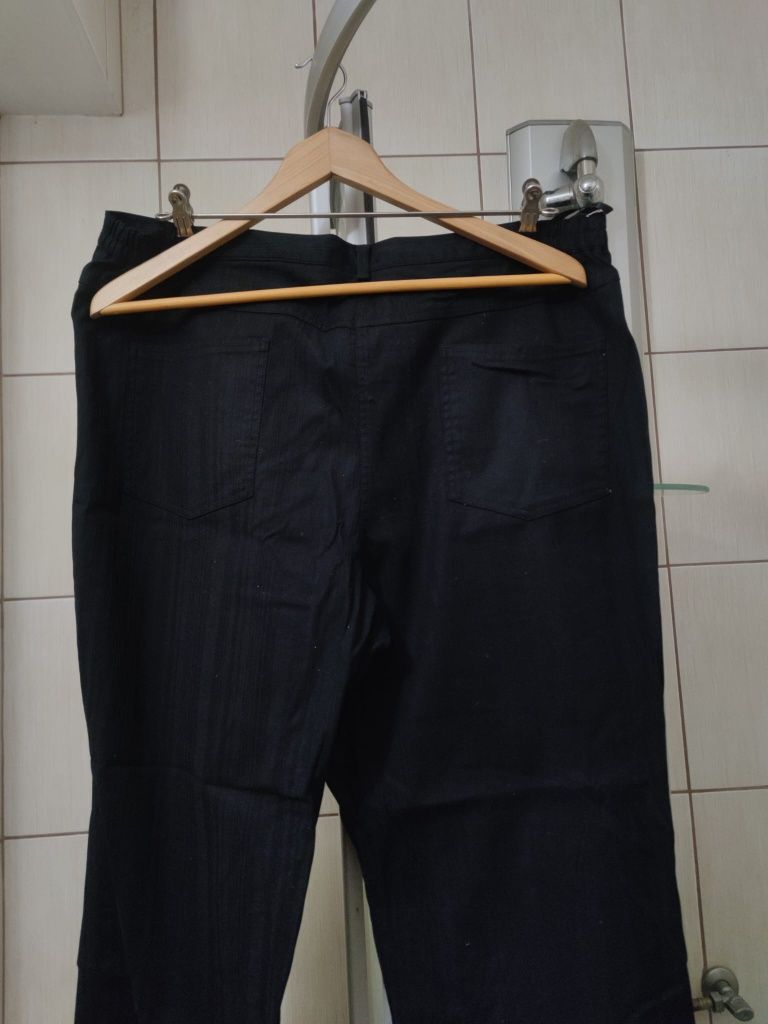 Spodnie jeansowe damskie czarne  XXXL