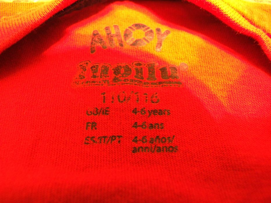 Bluzki długi rękaw 2 szt. rozm. 110-116