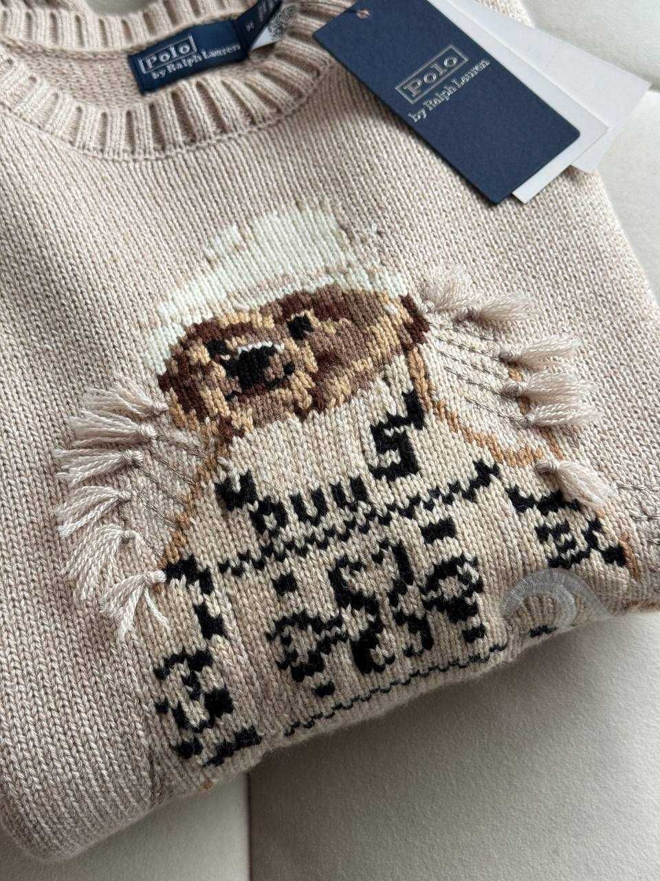 Beżowy Sweter Ralph Lauren Misie Bear! Różne kolory i  modele XS S M L