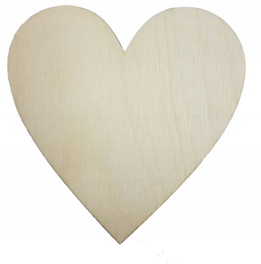 Drewniane serce serduszko 20 cm zawieszka