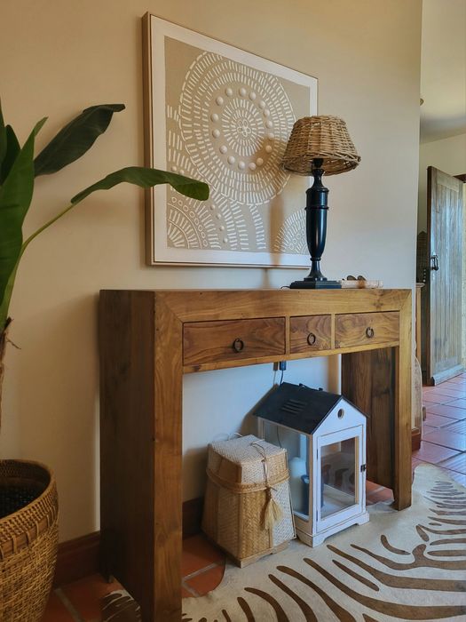 consola, aparador, mesa, indiano, rustico