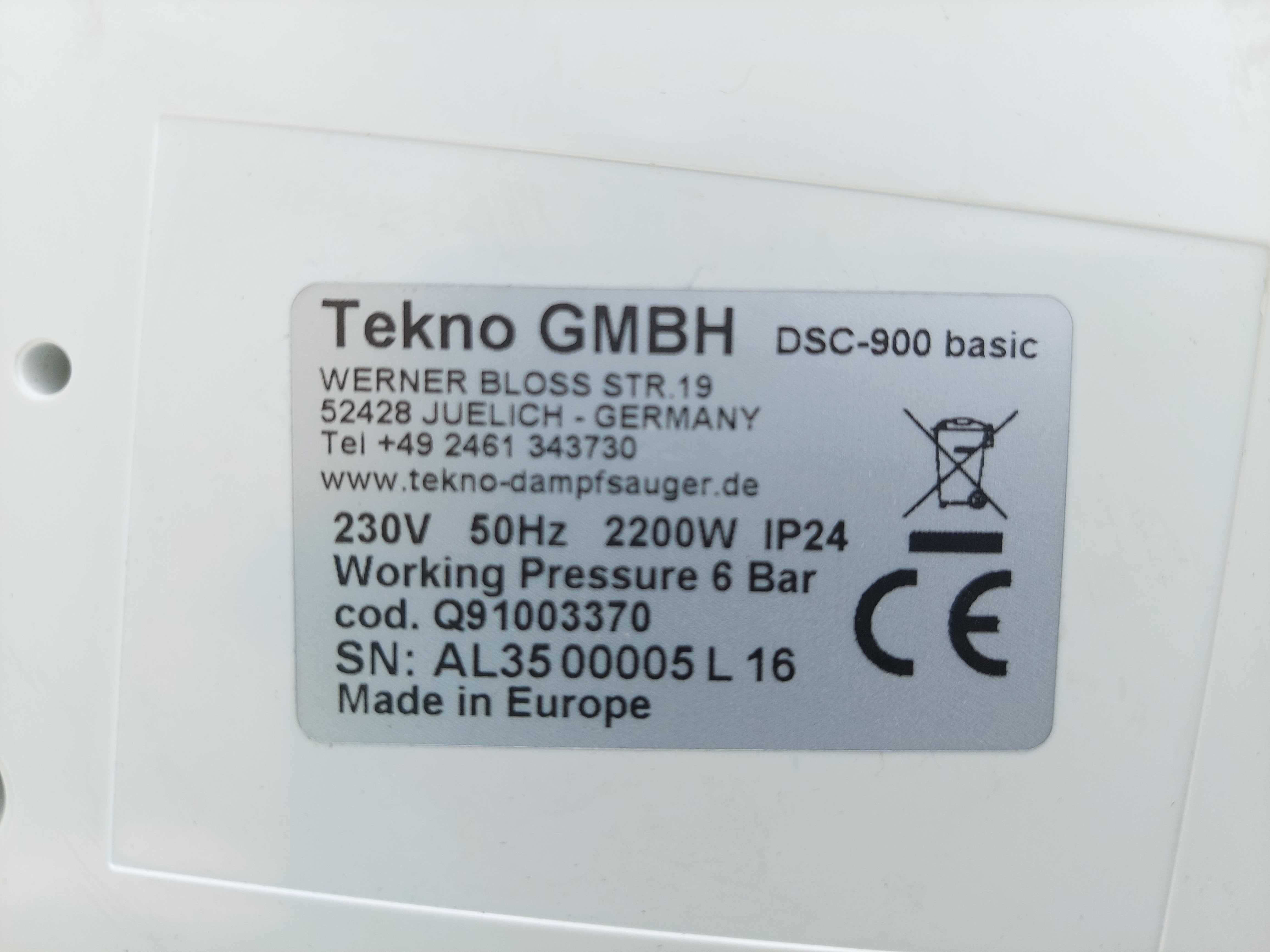 Profesjonalna parownica tekno dsc 900