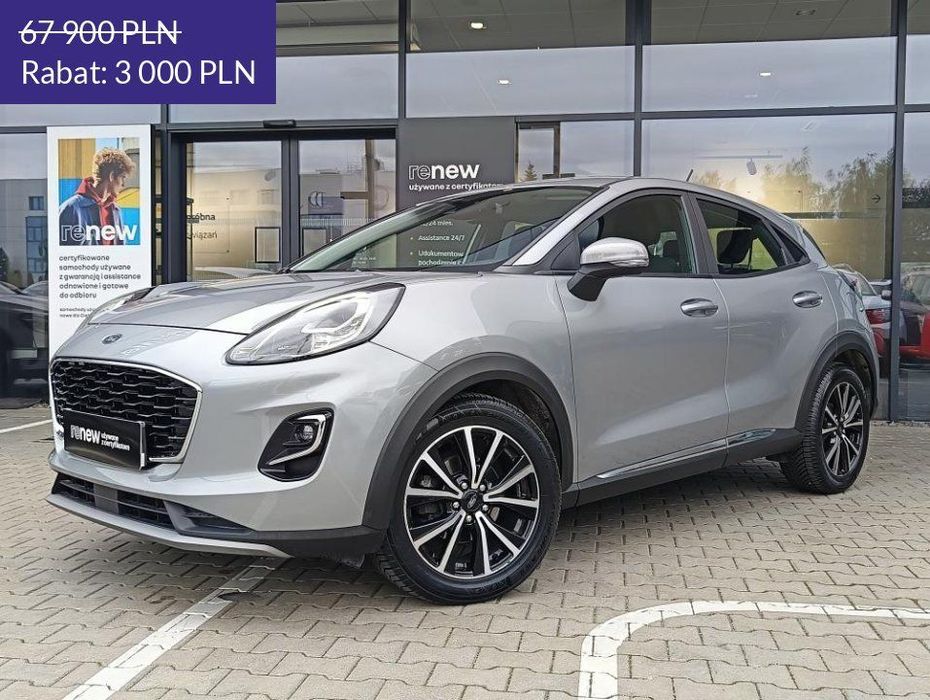 Ford Puma TITANIUM, 2021r. | Salon PL | Niski przebieg | Faktura VAT23% |