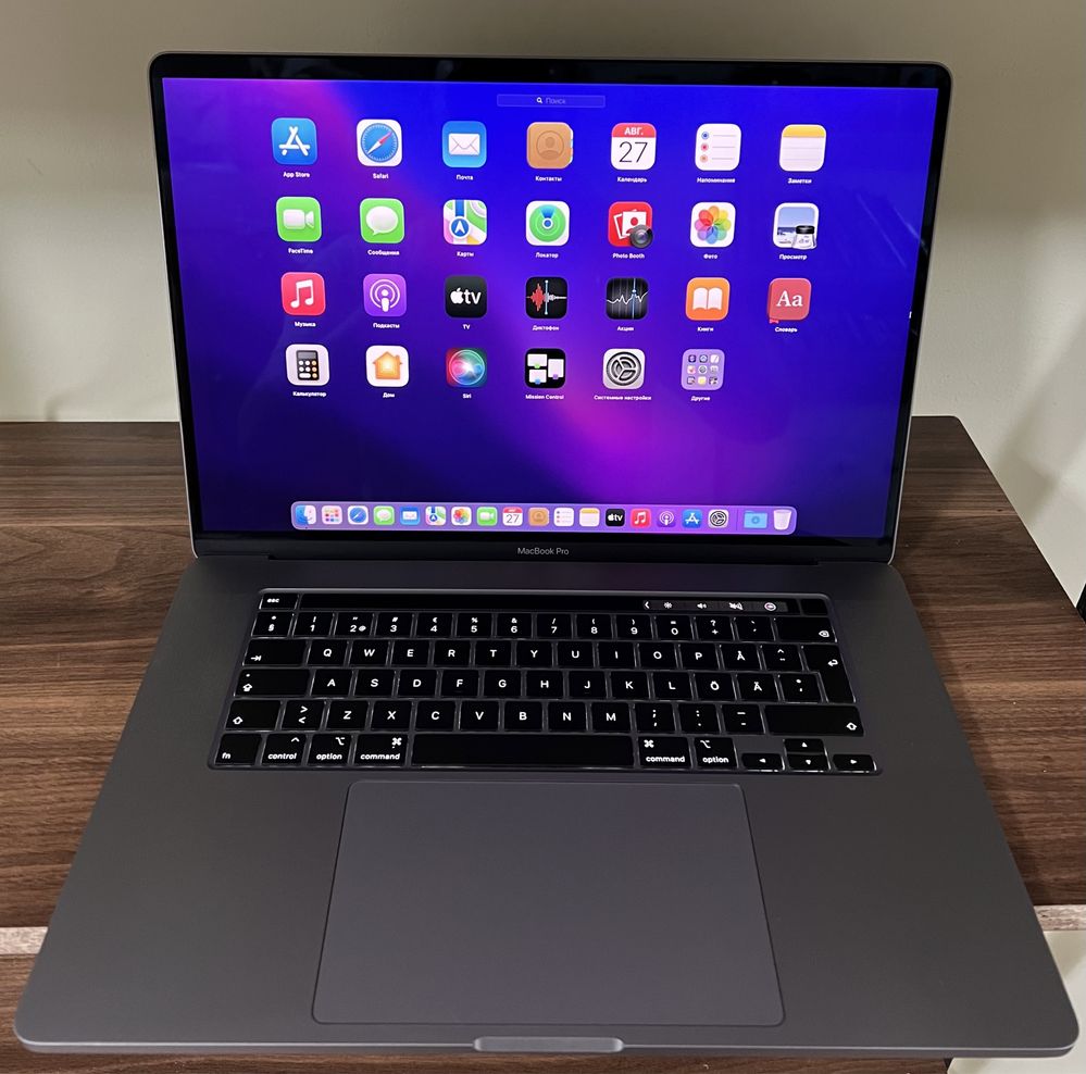 MacBook PRO 16’’/2019/A2141/I7(6core)/16DDR4/500SSD!M3817