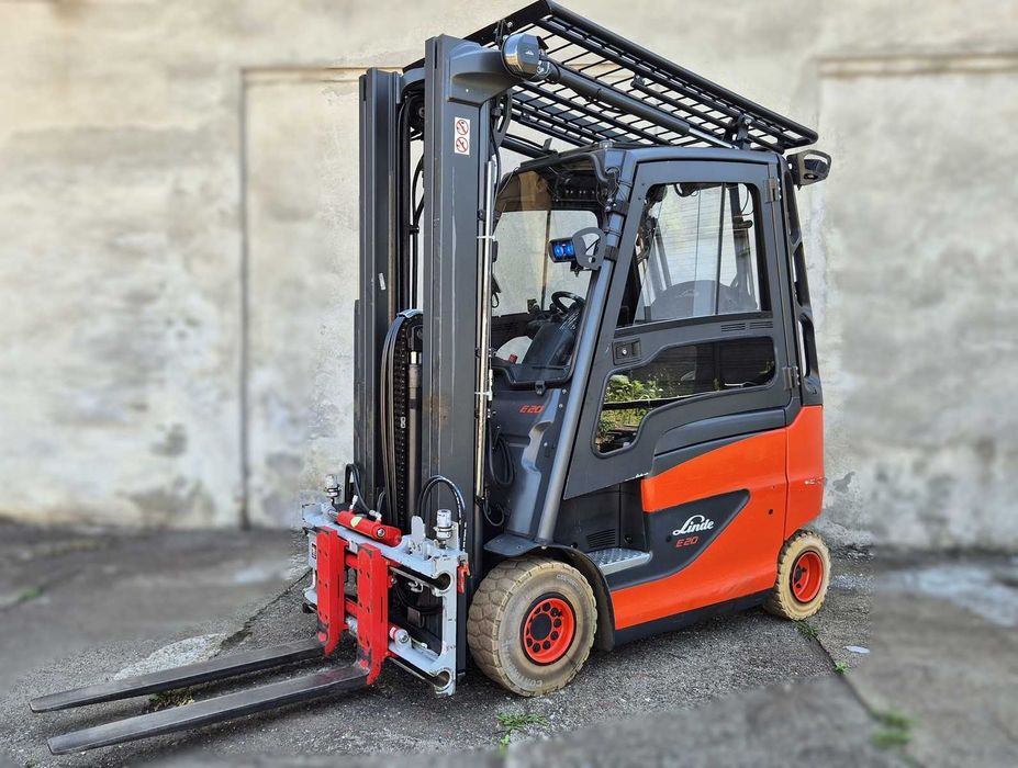 Linde E20/600 • 2020r • TRIPLEX • 4 sekcje • wózek widłowy E25 leasing