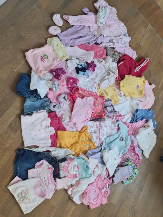 Ponad 70 sztuk ubranek markowych, dziewczynka 3 -6 miesięcy