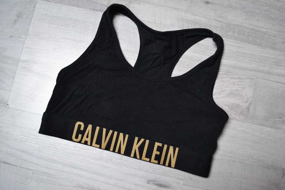 Calvin Klein top sporotwy biustonosz dziecko CK stanik góra crop top