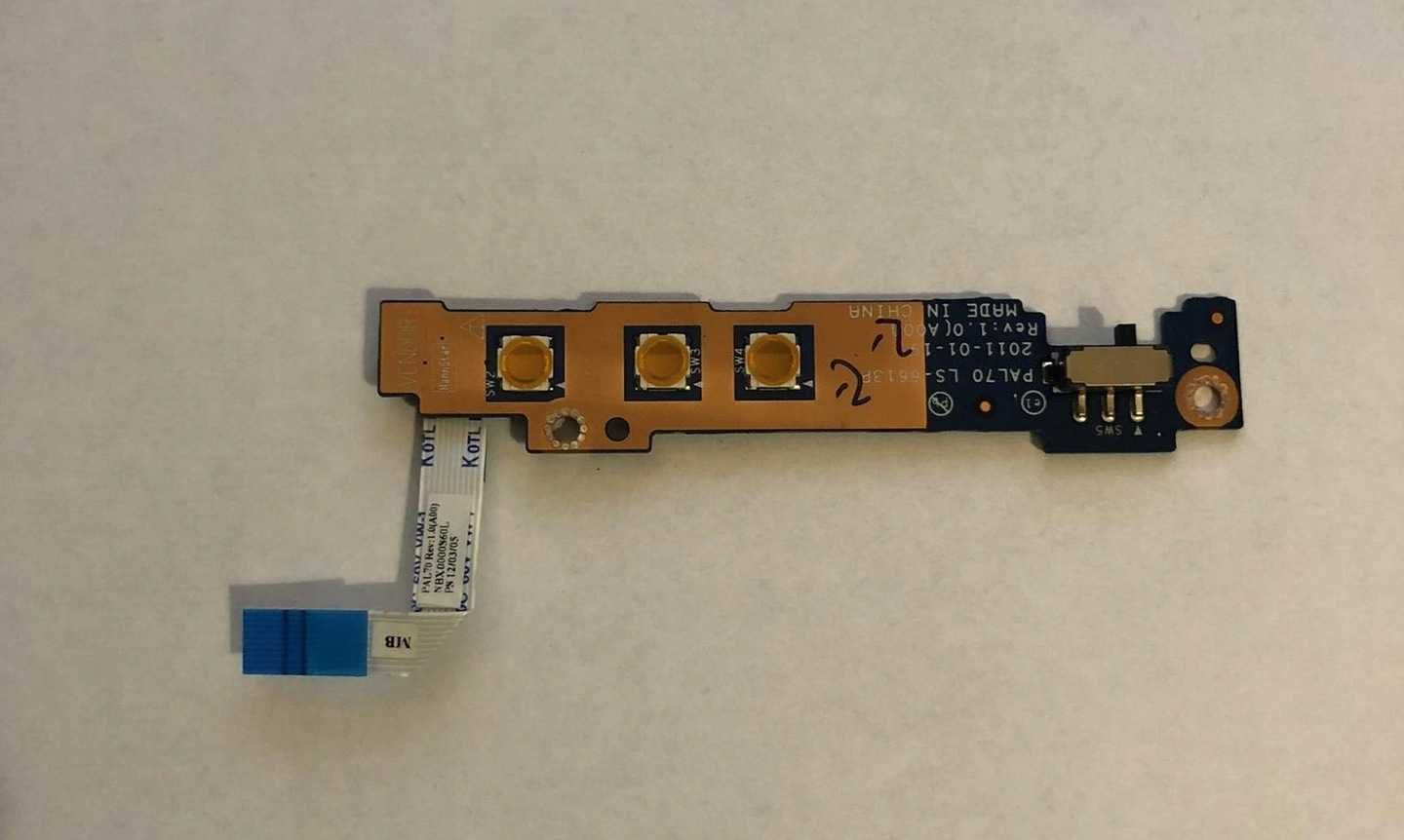 Moduł przyciski multimedialne DELL Latitude E6320 (0582)